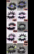 Pop Of Colorful Mink Lashes 25mm